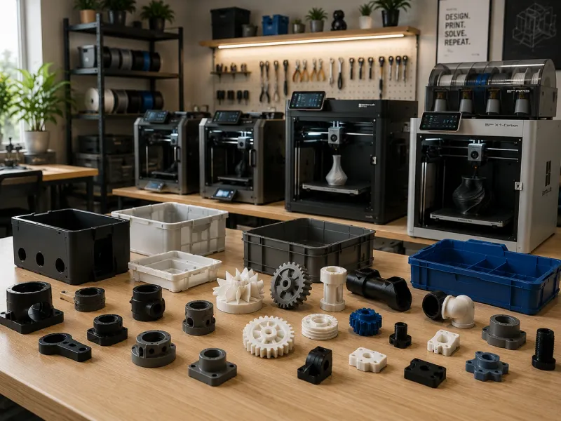 Plastik Parça ve Yedek Parça Üretiminde 3D Baskı: Tek Parça Bile Ekonomik